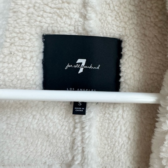 Y2K Silver Faux Shearling Long Coat Metallic Spacecore Teddy Jacket S Winter - Picture 6 of 9